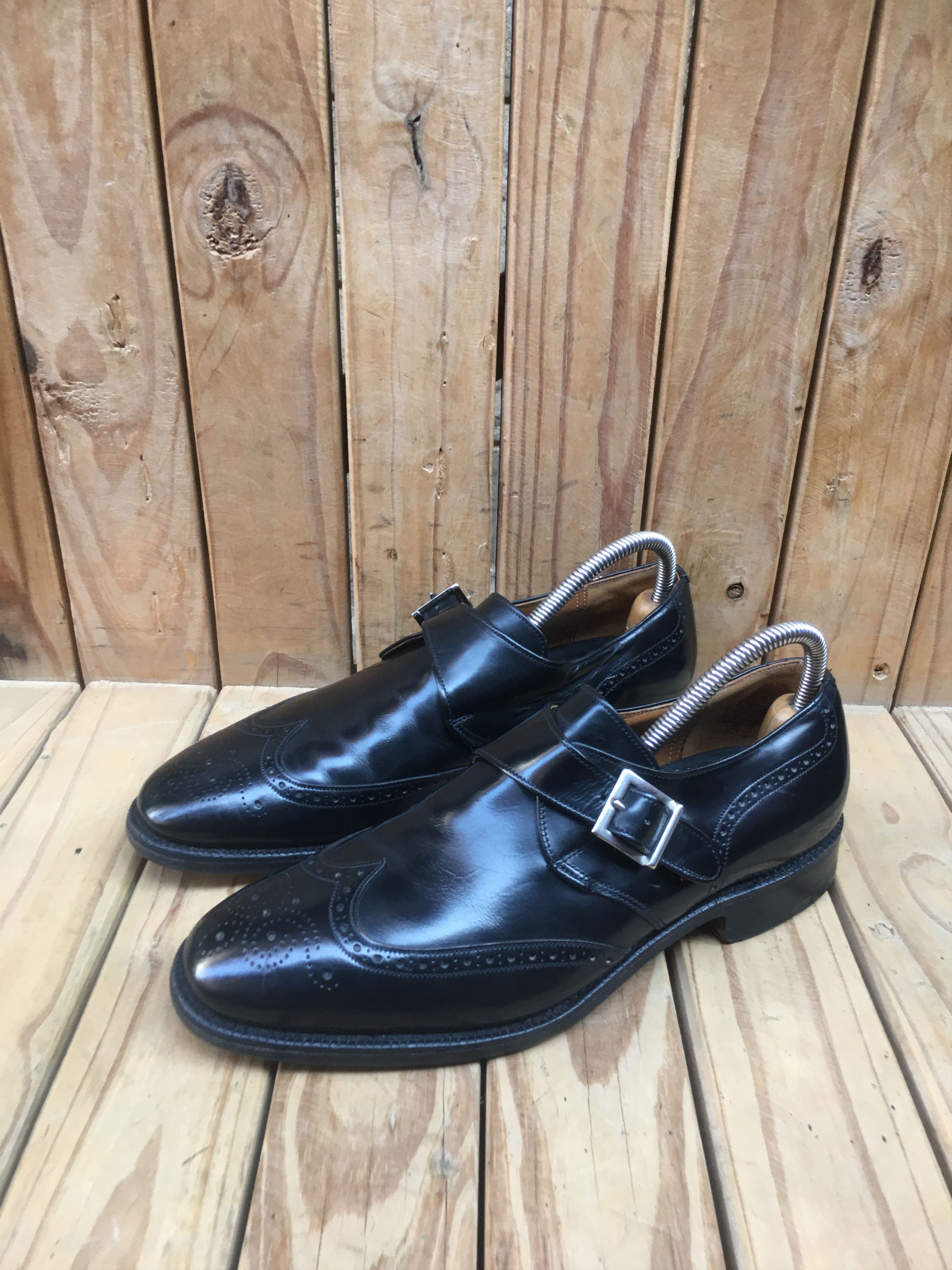 靴 Church's PICCADILLY Church's 'Piccadilly' black Strap Shoes Size UK 7.5 F
