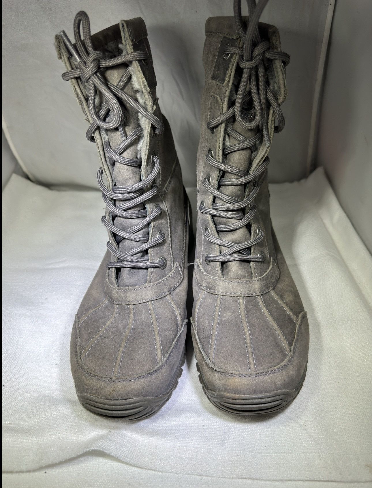 Ugg PreOwned UGG Women's 7 Adirondack Grey Boots II Luxe Quilt Size US 7 / IT 37 - 2 Thumbnail