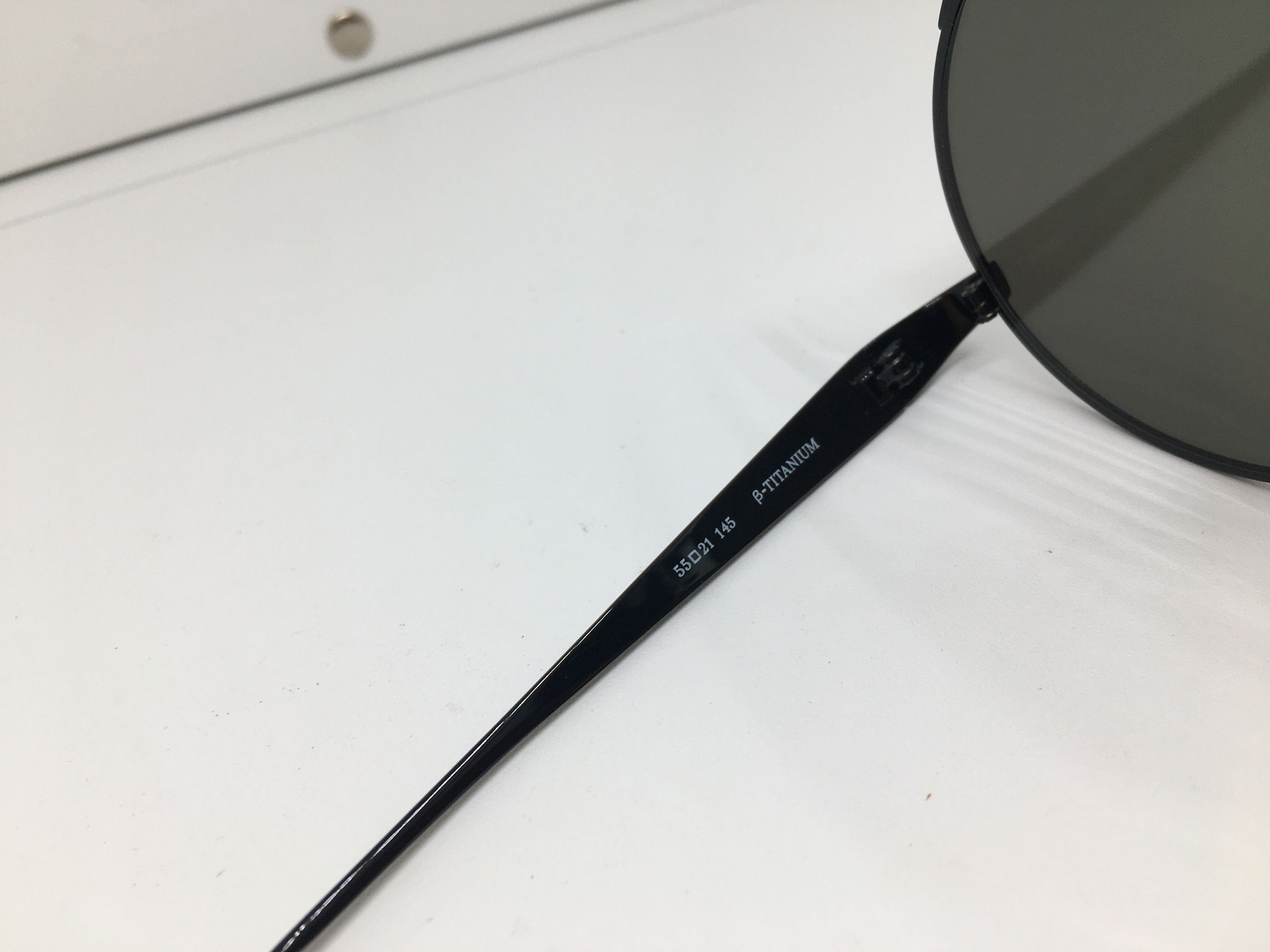 Linda Farrow Linda Farrow Black Titanium Round Sunglasses Frame Size ONE SIZE - 6 Thumbnail