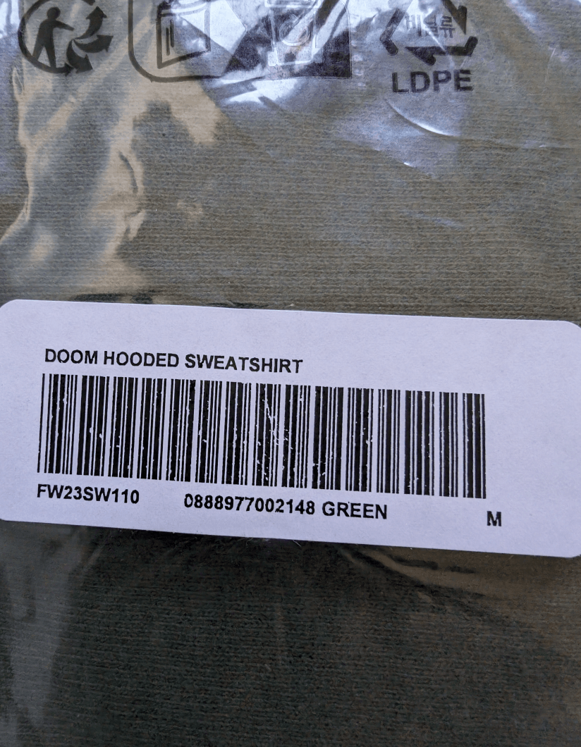MF Doom × Supreme Supreme MF DOOM Hooded Sweatshirt (Hoodie) Size US M / EU 48-50 / 2 - 4 Thumbnail