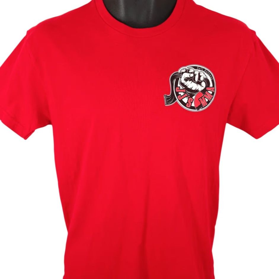 Next Level JJs MMA T Shirt Mens Size Small Red Self Defense Mixed Martial Arts Made In USA Size US S / EU 44-46 / 1 - 2 Thumbnail