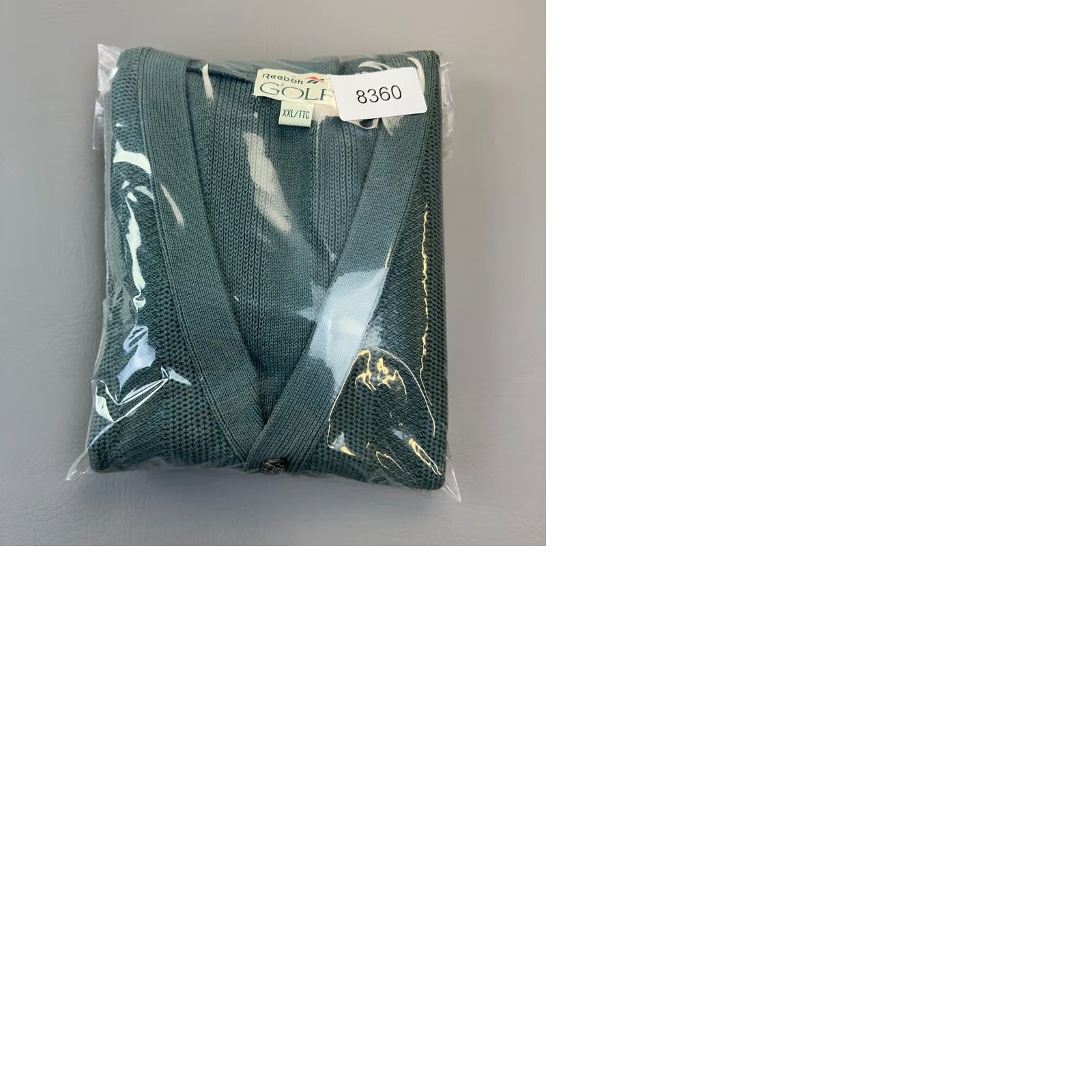 Reebok VINTAGE Reebok Golf Sweater Vest Mens 2XL Green Button Front Sleeveless Casual Size US XXL / EU 58 / 5 - 9 Thumbnail