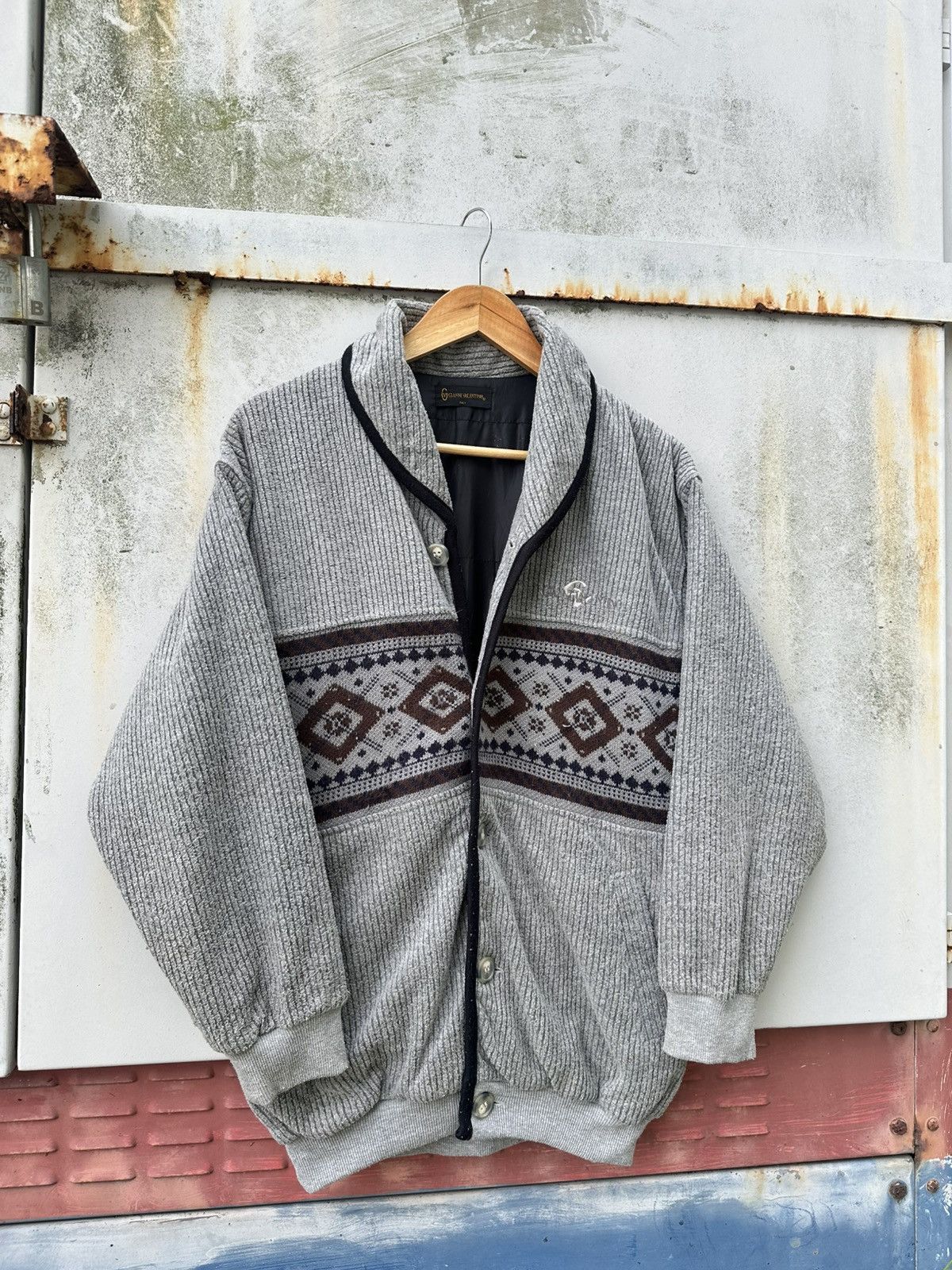Gianni Valentino 👹Gianni Valentino Italy Corduroy Bomber Jacket Size US M / EU 48-50 / 2 - 3 Thumbnail