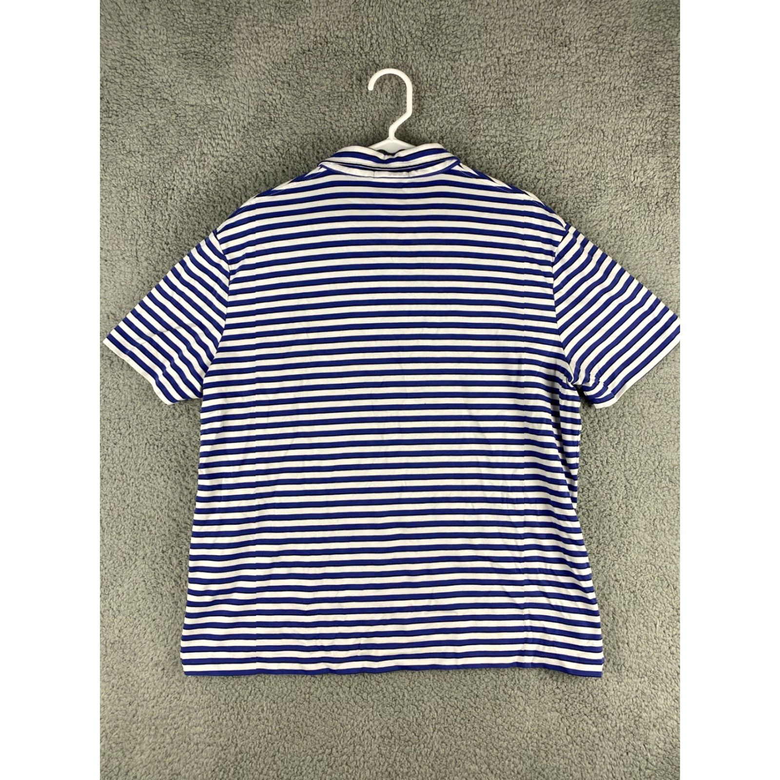 Polo Ralph Lauren VINTAGE Polo Ralph Lauren Polo Golf Men's Shirt XL Blue White Stripes Size Polo Regular Size US XL / EU 56 / 4 - 7 Thumbnail