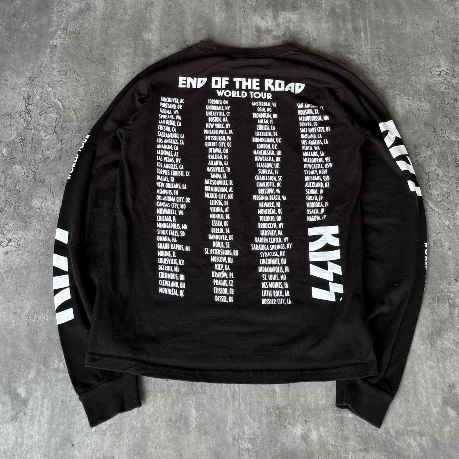 Band Tees × KISS Vintage Y2K KISS End Of The Road World Tour Graphic Shirt Size US S / EU 44-46 / 1 - 2 Thumbnail