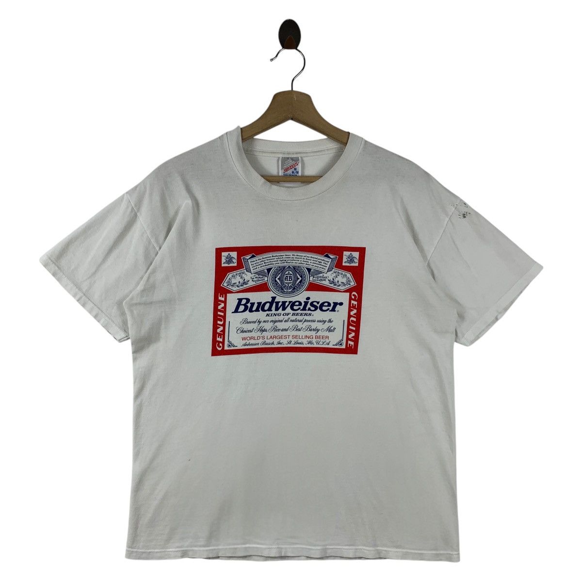Budweiser × Vintage Vintage BUDWEISER big print tee Size US M / EU 48-50 / 2 - 1 Thumbnail