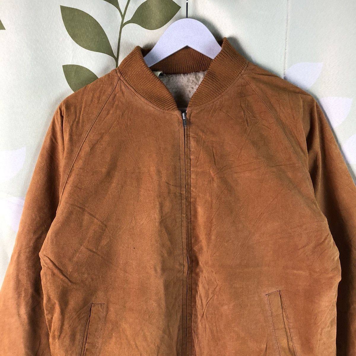 Japanese Brand × Vintage Japan vintage Brown Bombers Jacket #7452 Size US S / EU 44-46 / 1 - 5 Thumbnail