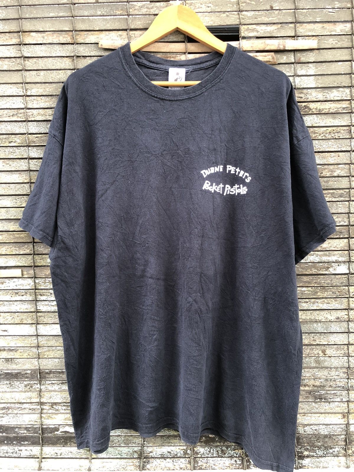 Vintage 🔥Vintage 90s🔥PPS Duane Peters Pocket Pistols Tshirts Size US XXL / EU 58 / 5 - 6 Thumbnail