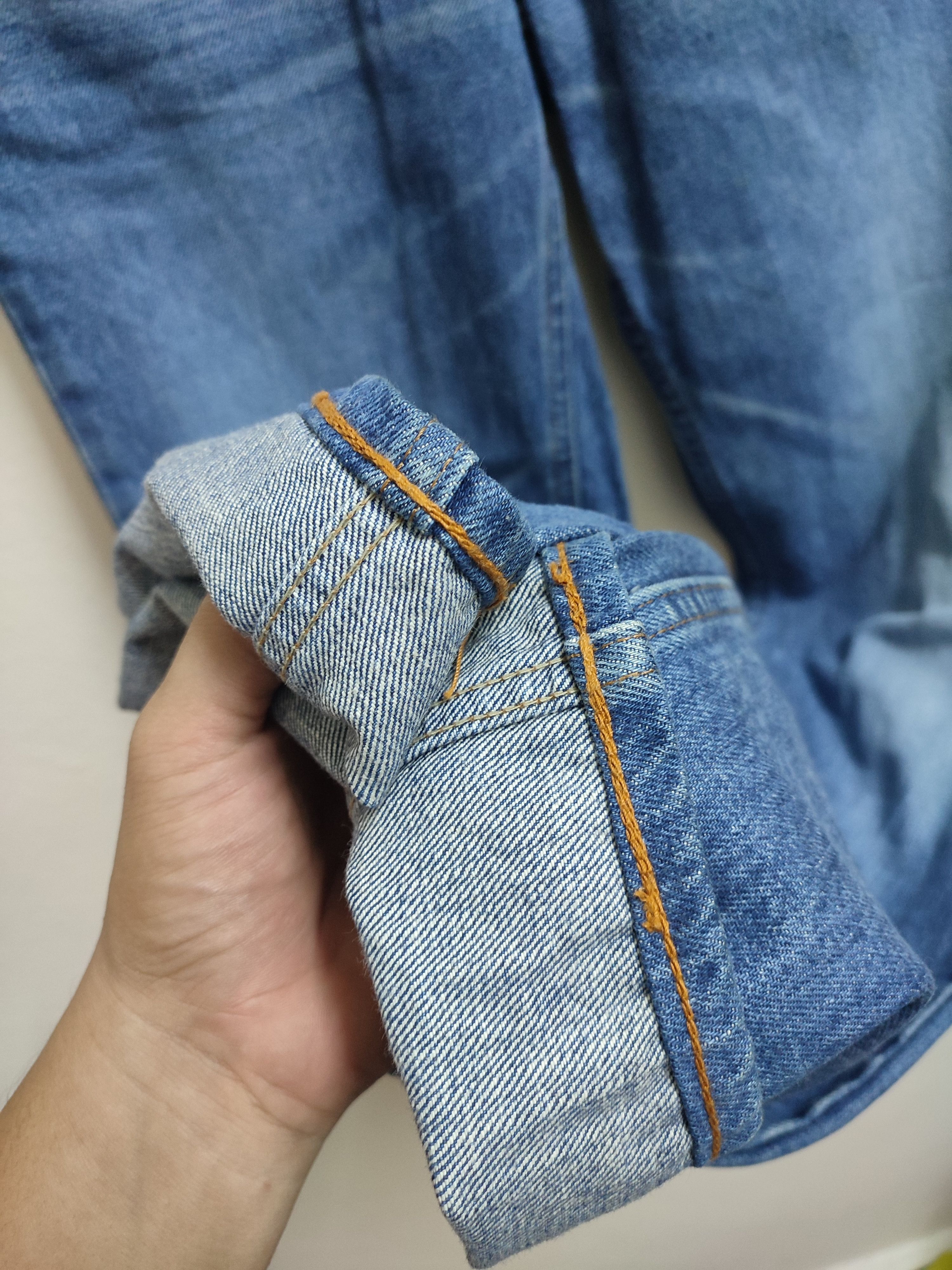 Blue Blue Japan Vintage Blue Blue Japan x H.R.Market Straight Cut Jeans Size US 30 / EU 46 - 7 Thumbnail
