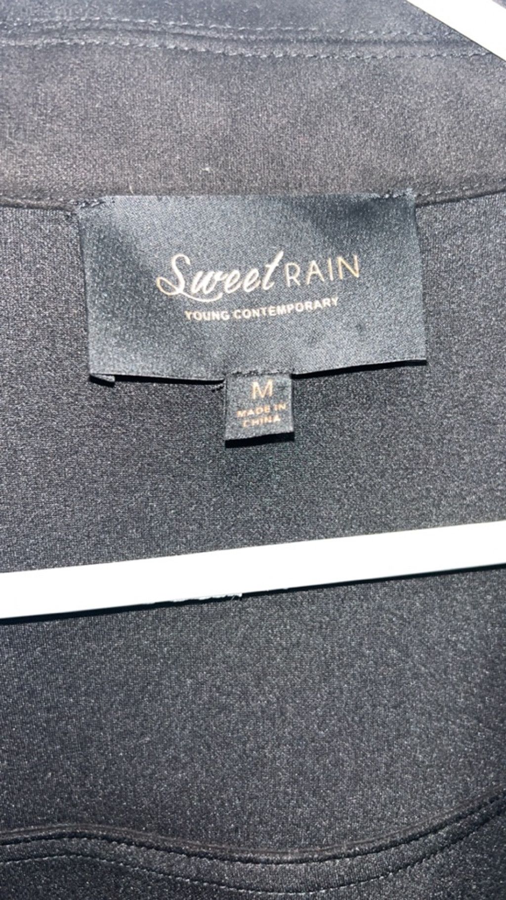 Other Women's Sweet Rain Black Faux Suede Fringe Jacket M Size M / US 6-8 / IT 42-44 - 2 Thumbnail