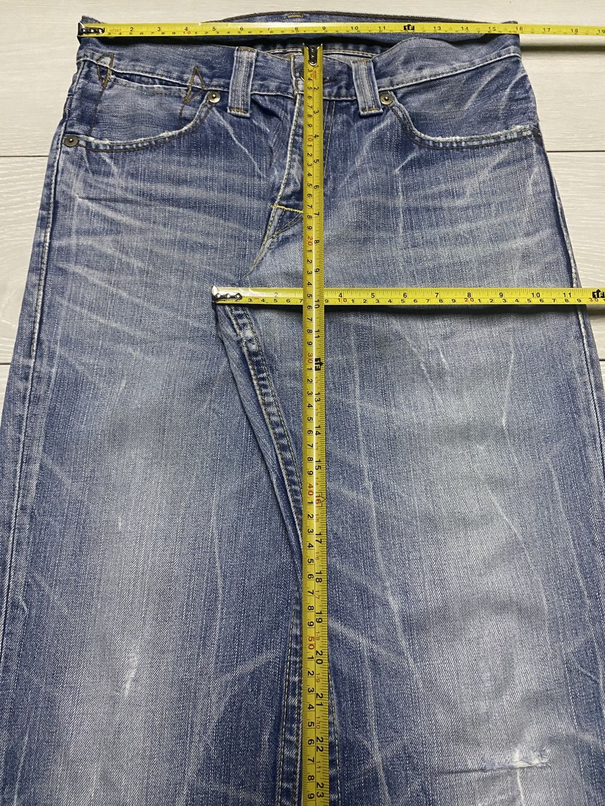 Levi's Vintage Levis 502 Thunder Wash Distressed Loose Jeans Size US 32 / EU 48 - 11 Thumbnail