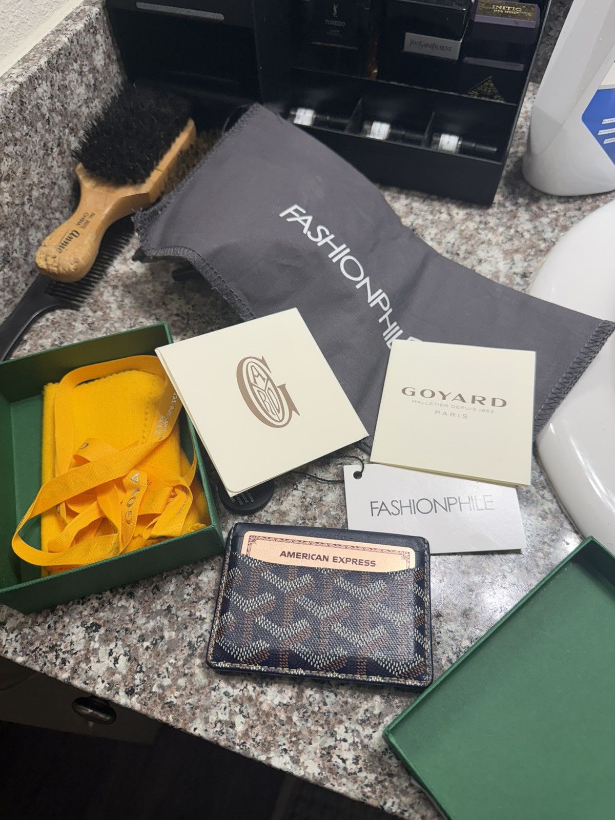 Goyard Goyard Navy Saint Sulpice Card Holder Size ONE SIZE - 2 Thumbnail