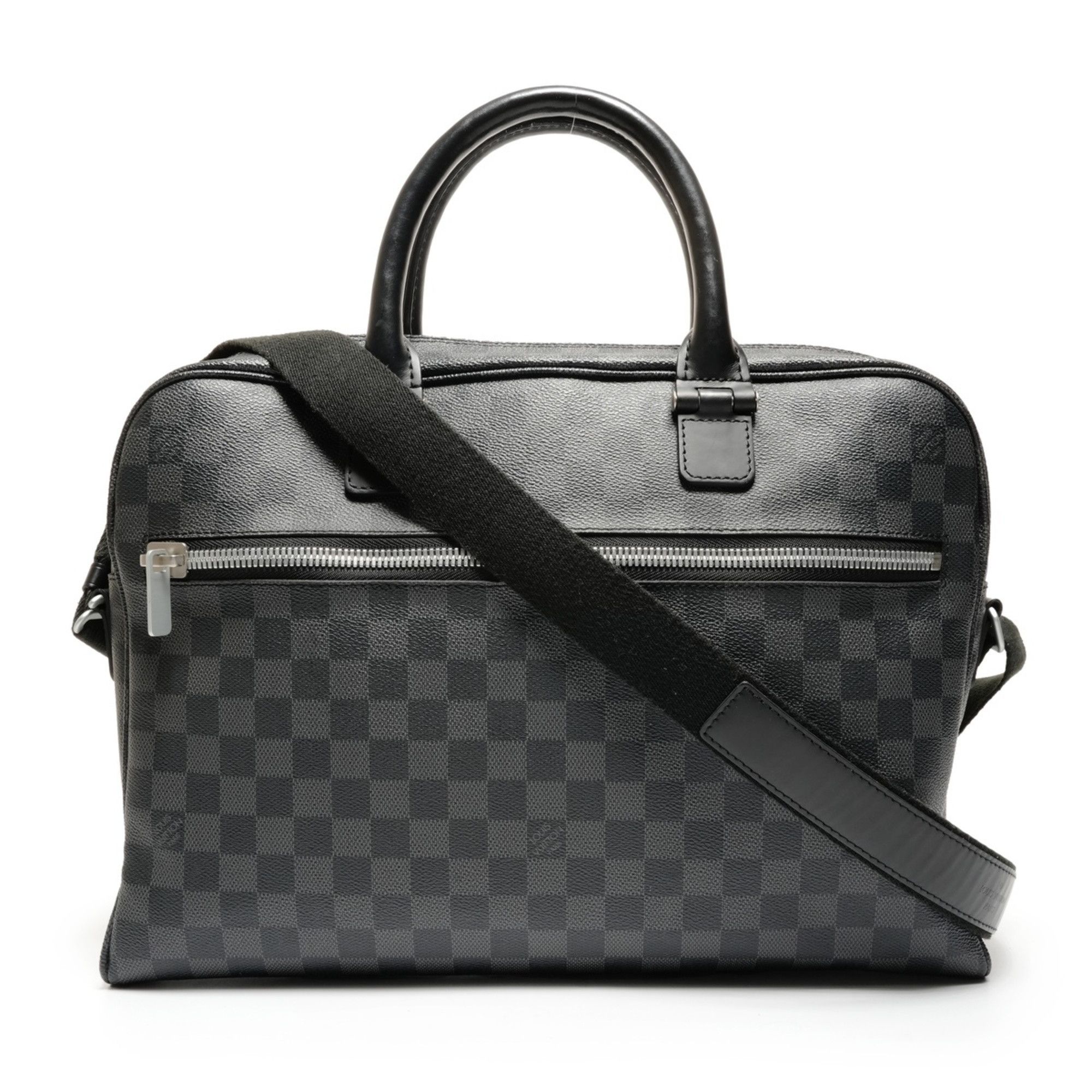 Louis Vuitton Louis Vuitton 2017 Damier Graphite Horizon Shoulder Bag in Black (WS27117) Size ONE SIZE - 1 Thumbnail