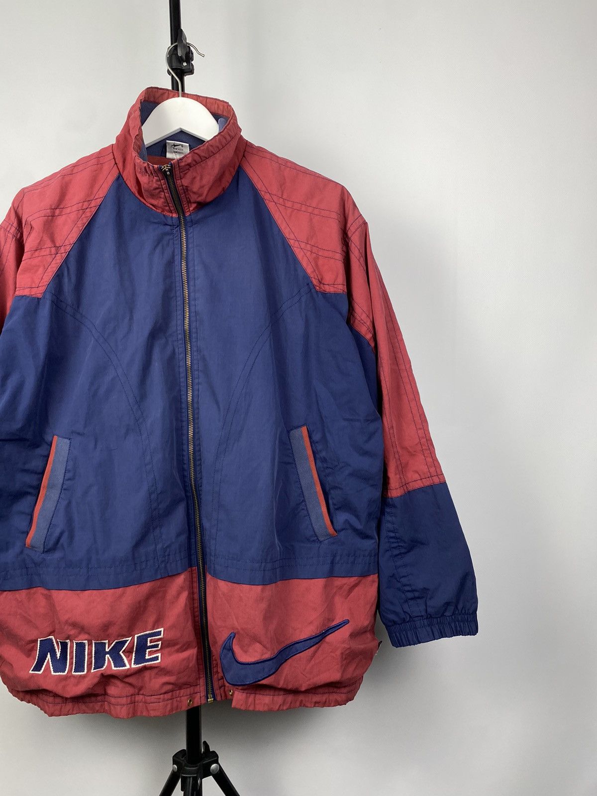 Nike × Vintage 90’s NIKE BIG LOGO TRACK JACKET Y2K Size US M / EU 48-50 / 2 - 4 Thumbnail