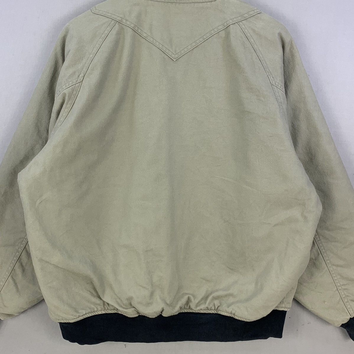 Japanese Brand Vintage 90s Japan Made Bomber Jacket Workwear Style Size US XL / EU 56 / 4 - 8 Thumbnail