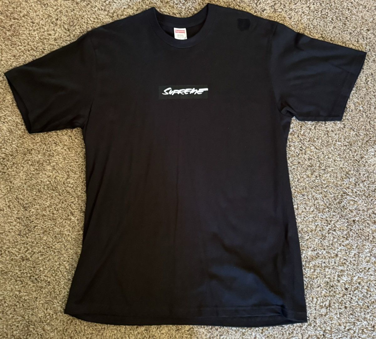 Supreme Black Supreme Futura Box Logo Tee | Grailed