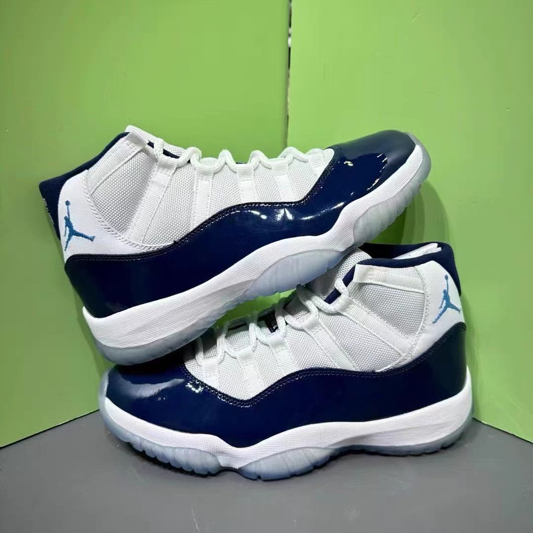 Jordan Brand Air Jordan 11 UNC Basketball Shoes K15 Size US 11 / EU 44 - 4 Thumbnail