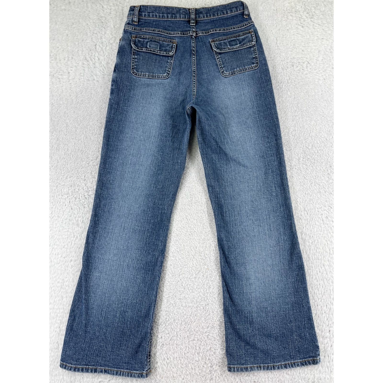 Vintage SO Brand Women's Jeans Pants 16 Blue Denim Bootcut Mid Rise Stretch Cotton Blend Womens Size 38" / US 16 / IT 52 - 2 Thumbnail