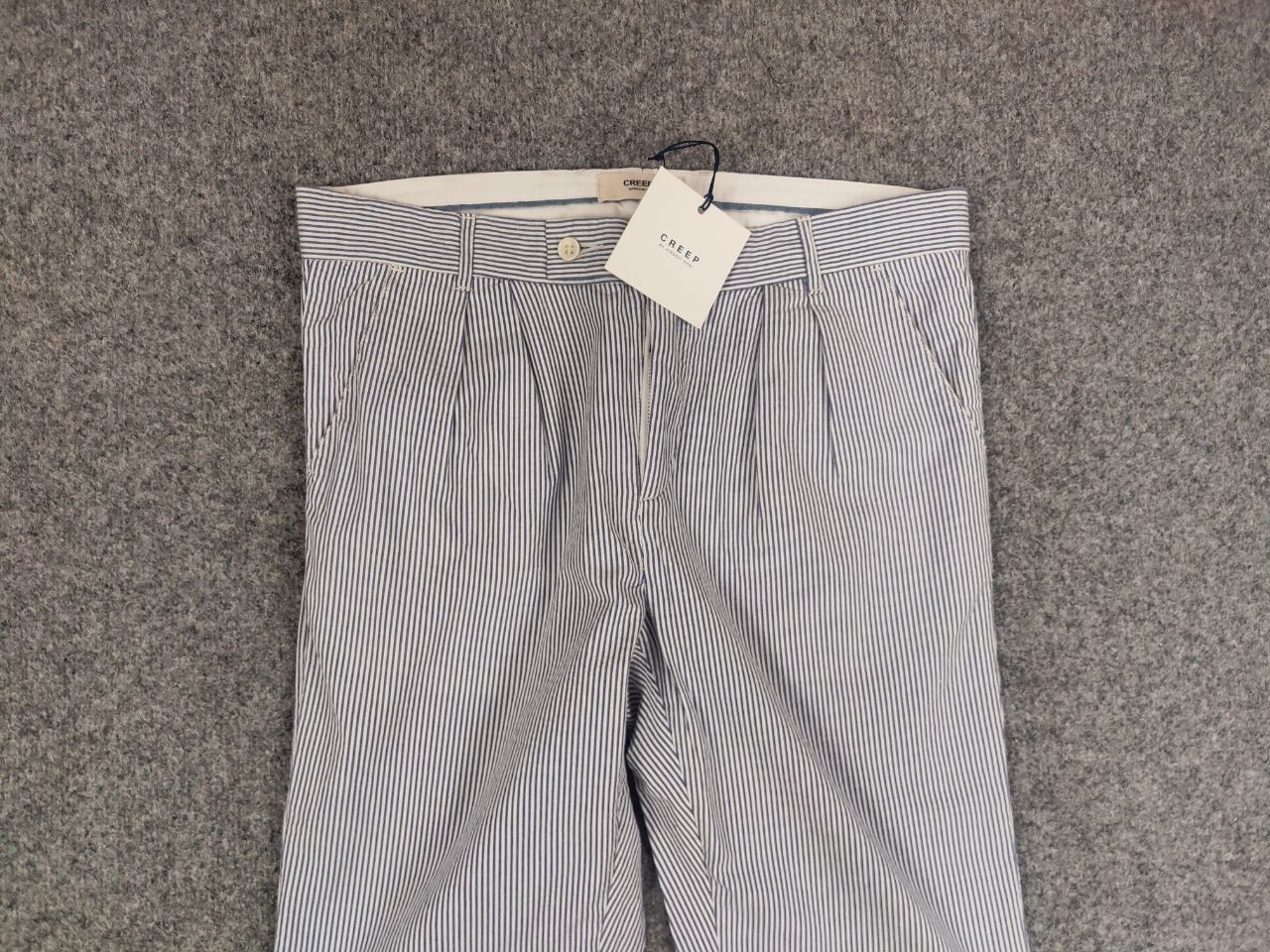 Creep Creep by Hiroshi Awai Design Light Striped Trouser Pants Size US 34 / EU 50 - 6 Thumbnail