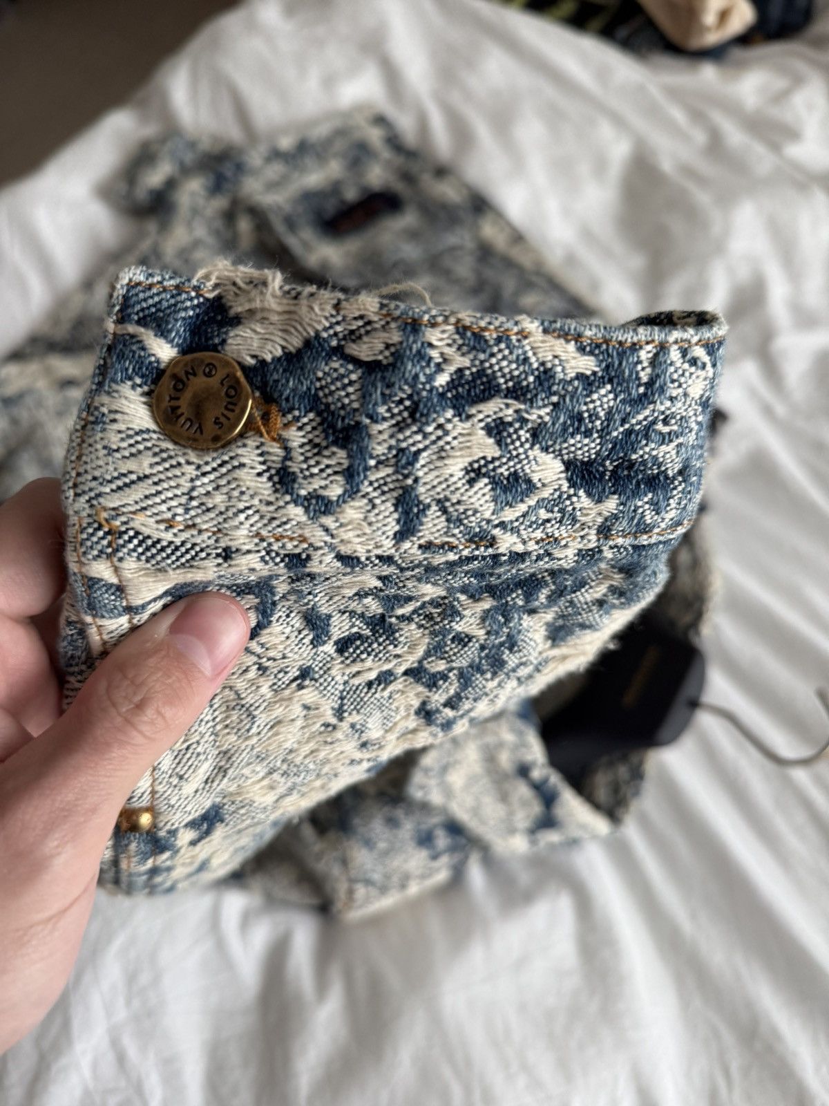 Louis Vuitton Virgil Abloh Tapestry Denim Jacket Louis Vuitton Size US S / EU 44-46 / 1 - 18 Thumbnail