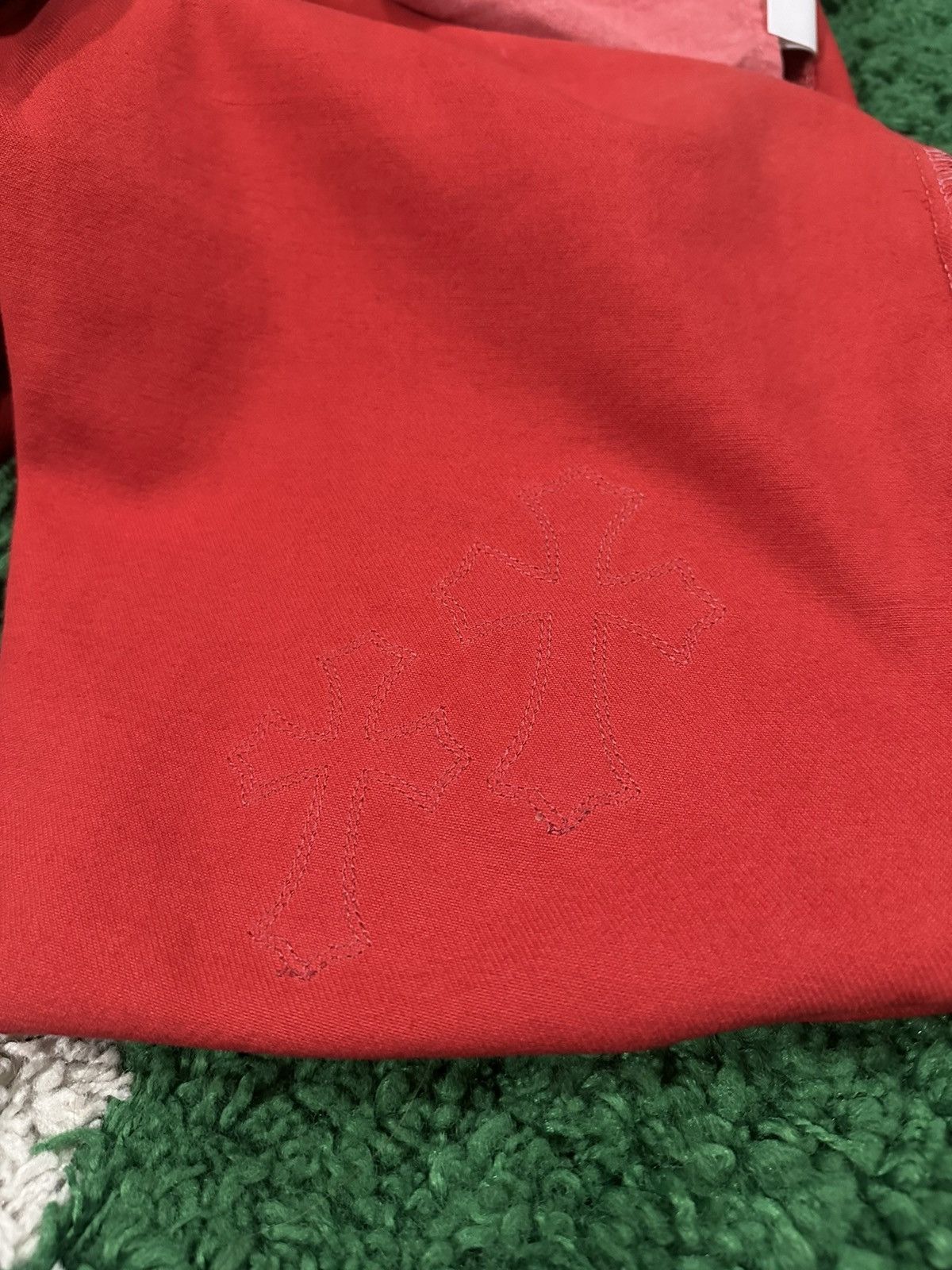 Chrome Hearts Chrome Hearts Paris Exclusive Jeans Red Size US 33 - 16 Thumbnail