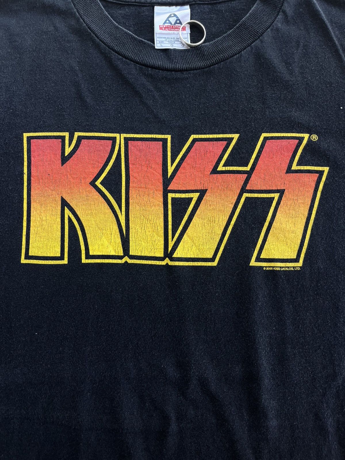 Band Tees × KISS × Vintage Vintage KISS ( box Logo ) band 2005’s kiss catalog Tshirt Size US L / EU 52-54 / 3 - 6 Thumbnail