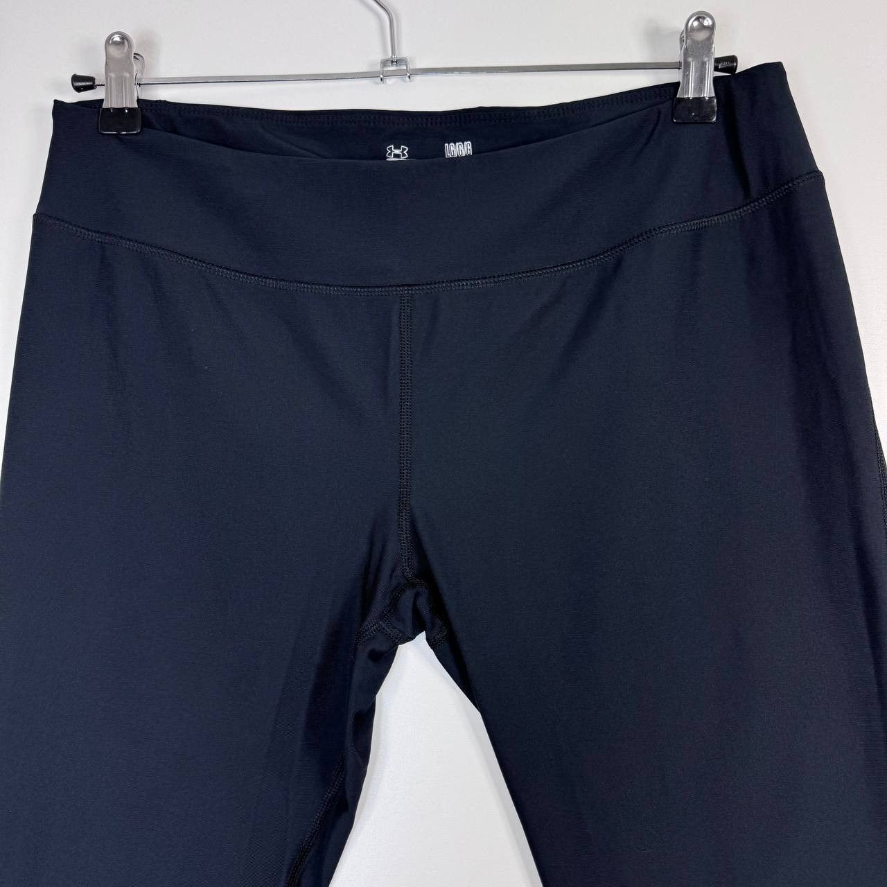 Under Armour Under Armour HeatGear Compression Leggings Womens Black L Size 33" - 2 Thumbnail