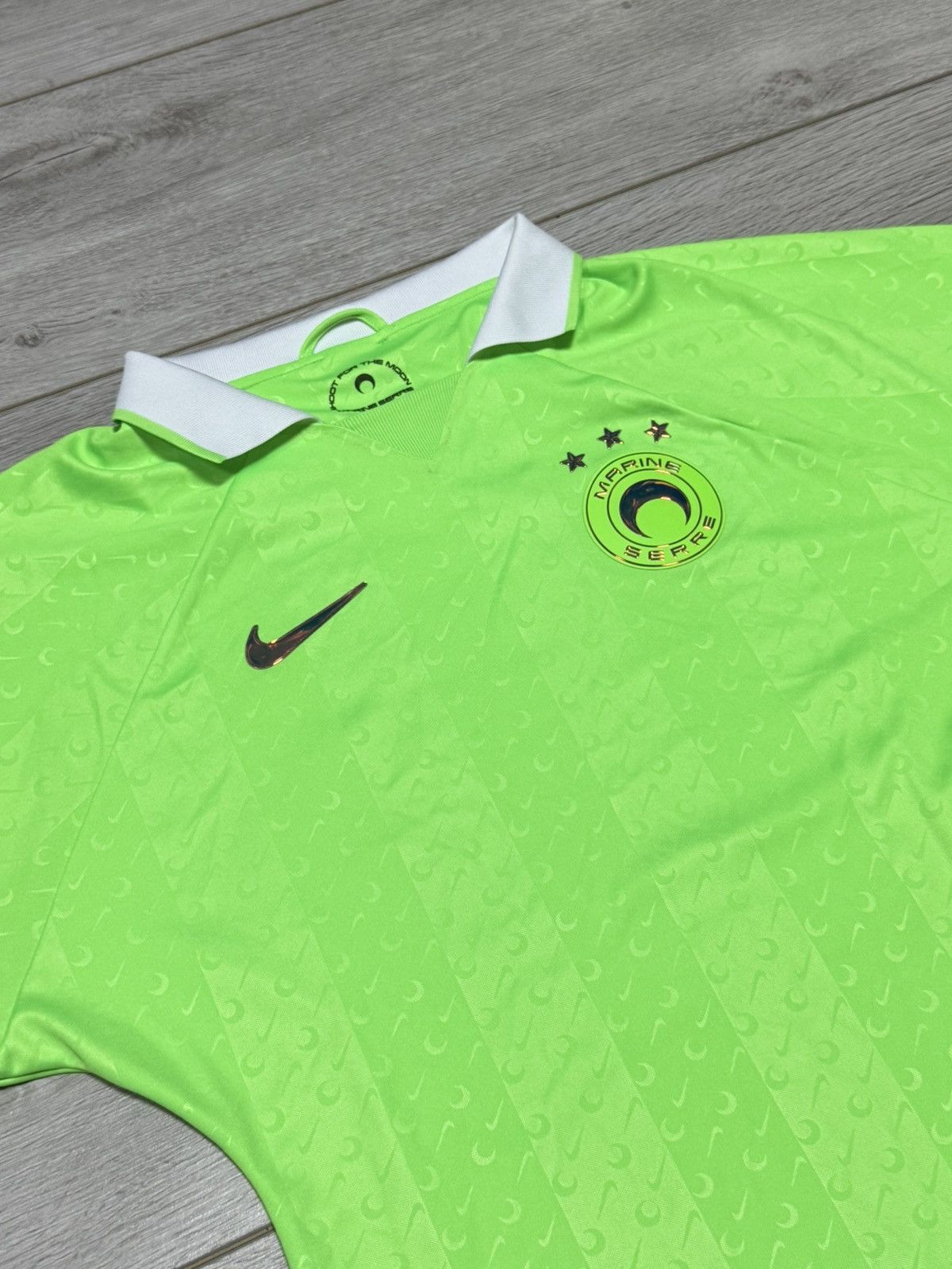 Marine Serre × Nike Nike Marine Sere Mini Jersey Dress Polo Shirt 13 Size S / US 4 / IT 40 - 7 Thumbnail