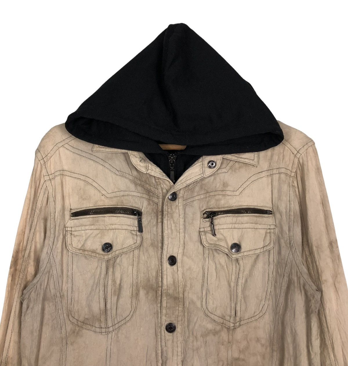 Hysteric Glamour 🔥VINTAGE BIKER JACKET IN THE ATTIC JAPAN PUNK STYLE HOODIE Size US L / EU 52-54 / 3 - 3 Thumbnail