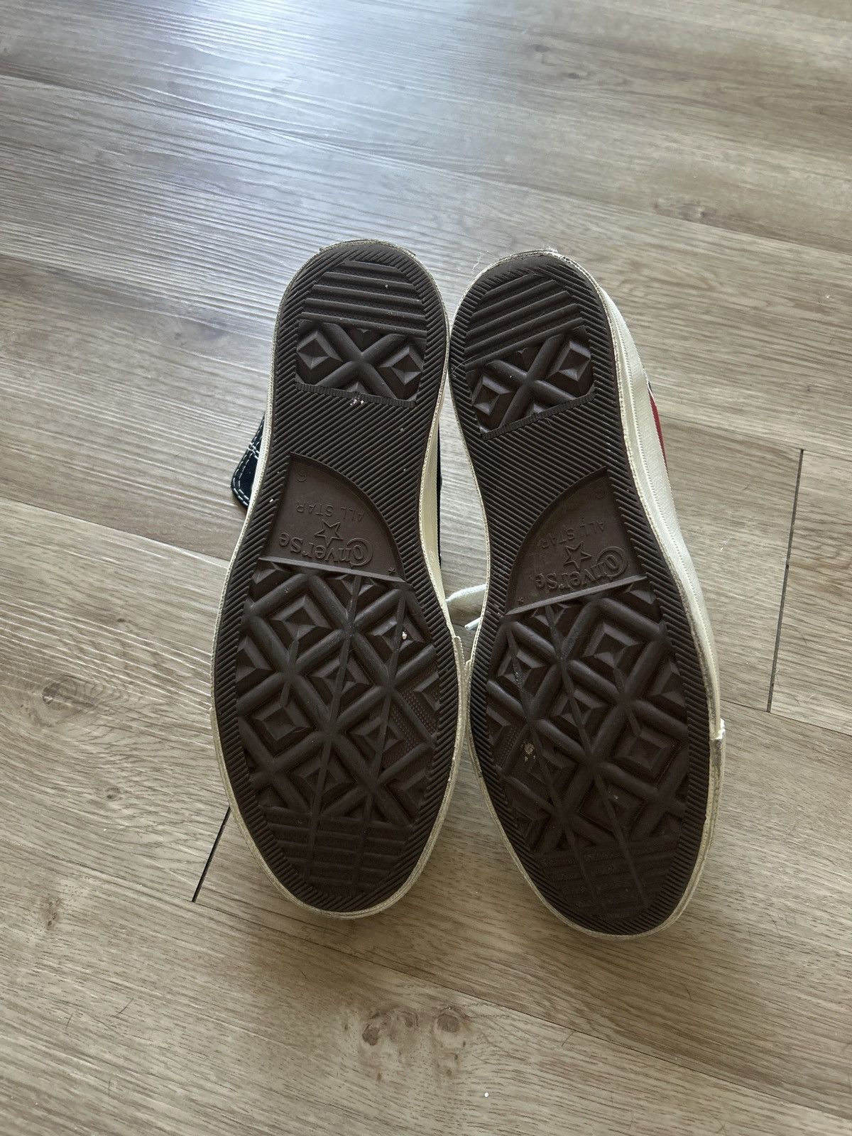Comme des Garcons Comme des garcon play converse LARGE Size US 8.5 / IT 38.5 - 4 Thumbnail