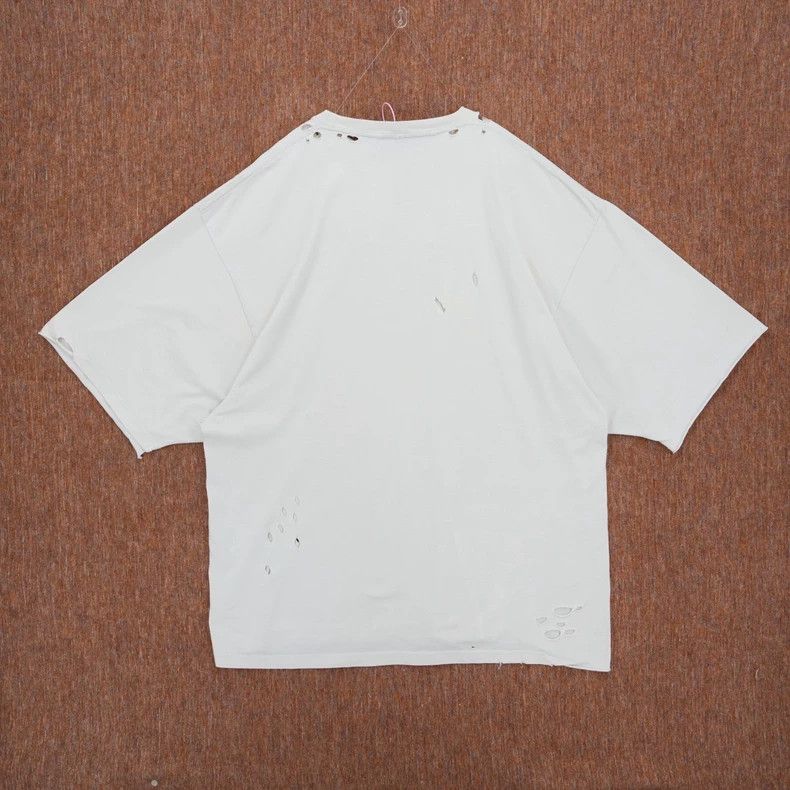 Balenciaga Balenciaga Text Destruction Short Sleeve Size US S / EU 44-46 / 1 - 2 Thumbnail