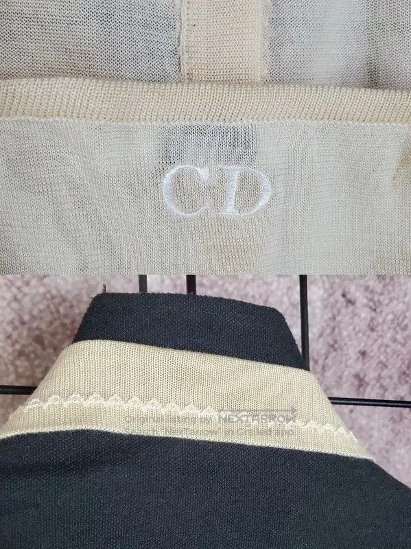 Dior Dior Summer Beige Cotton Embroidered Tank Top . Size M / US 6-8 / IT 42-44 - 7 Thumbnail
