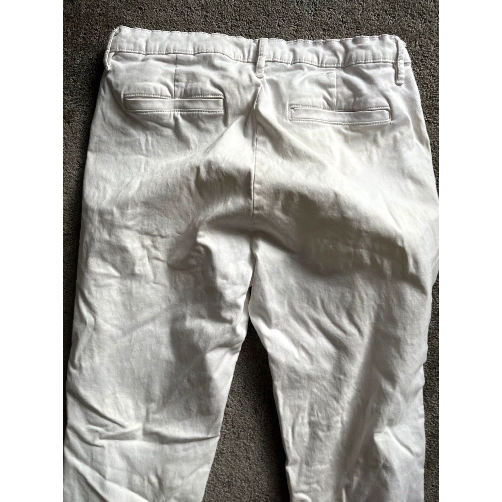 Nautica Nautica Womens Tencel Stretch Ankle Pant 8/29 White Pants Size 30" / US 8 / IT 44 - 4 Thumbnail