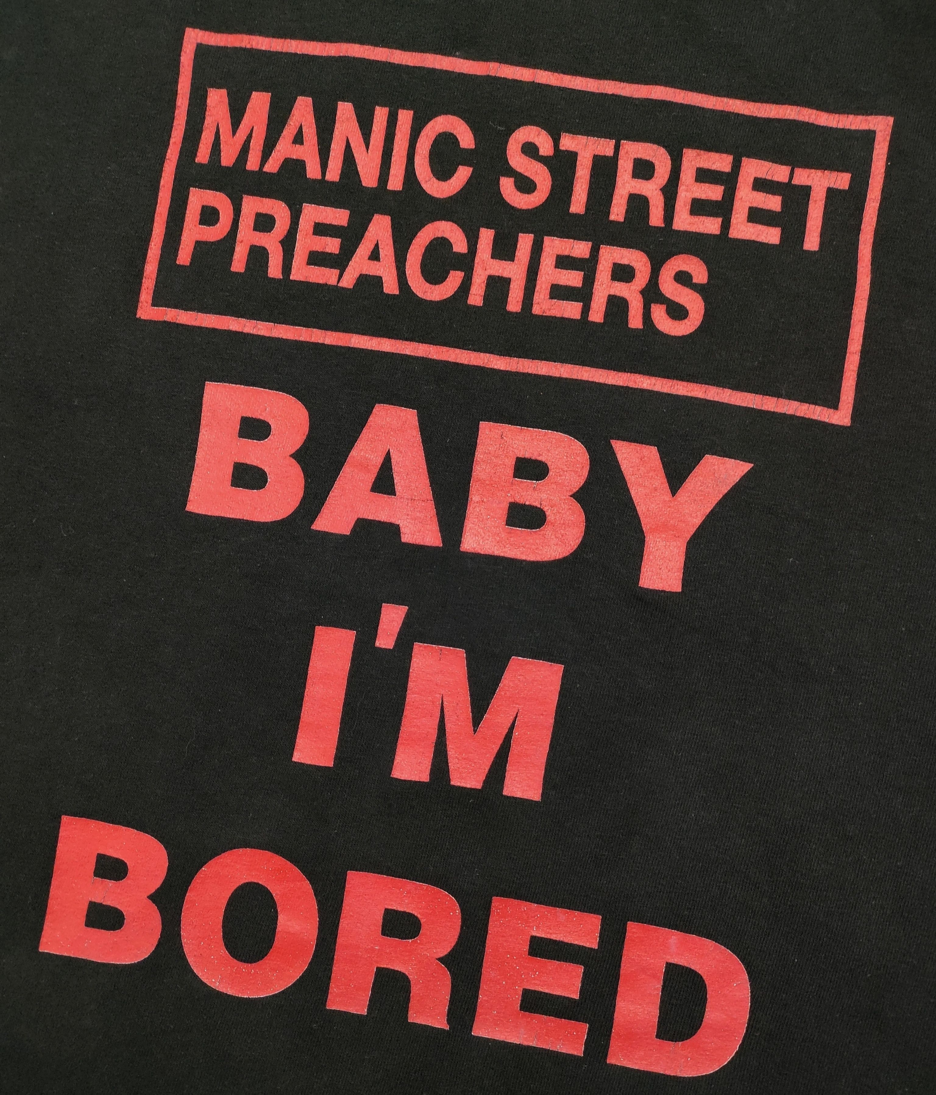 Band Tees MANIC STREET PREACHERS Motor Cycle Emptines Vintage Tee Size US XL / EU 56 / 4 - 10 Thumbnail