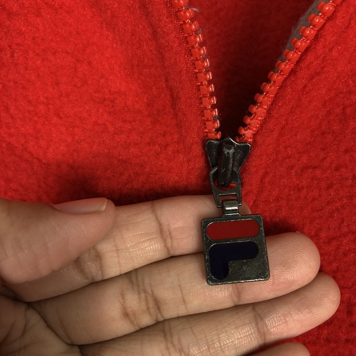 Japanese Brand 🔥Vtg Anorak Jacket Fleece Fila International Big Spell Out Size US XL / EU 56 / 4 - 14 Thumbnail