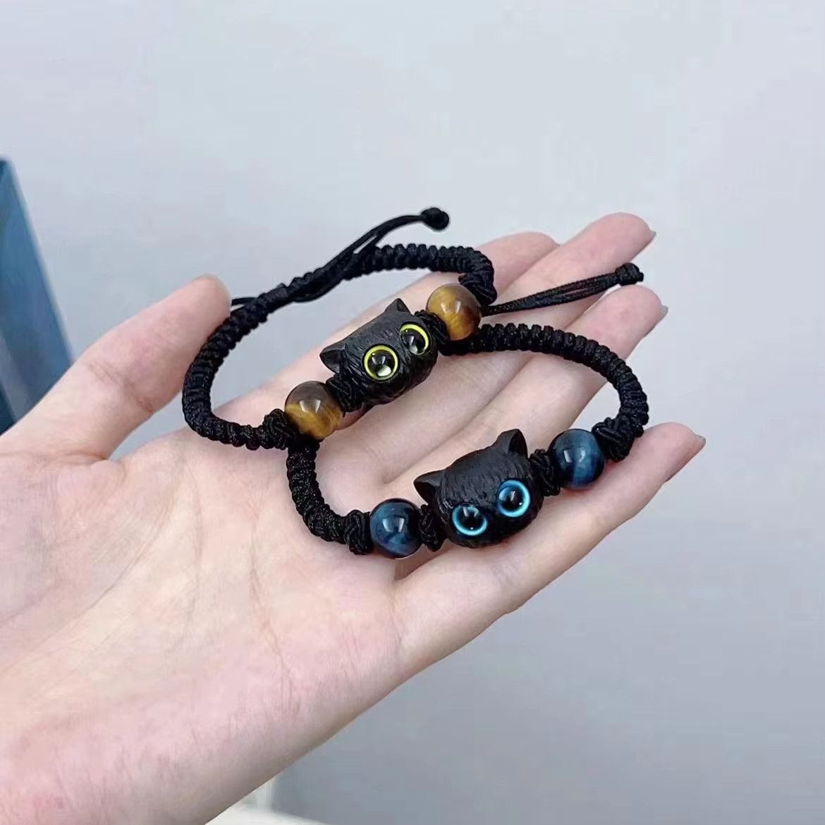 Other Cute Cat Bracelet Imitation Crystal Bracelet Size ONE SIZE - 3 Thumbnail
