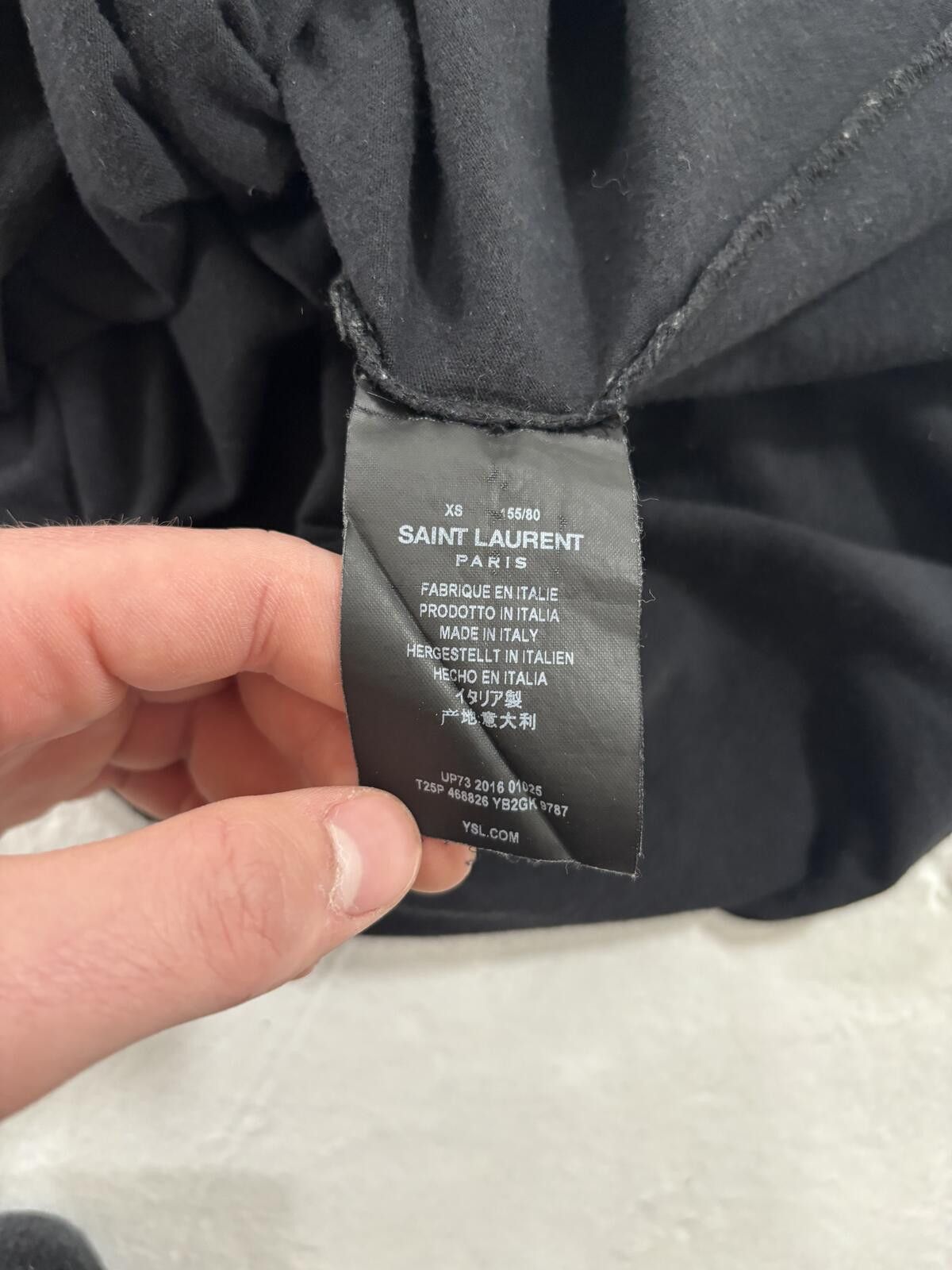 Saint Laurent Paris Saint Laurent Paris Heart Tee Size US XS / EU 42 / 0 - 5 Thumbnail