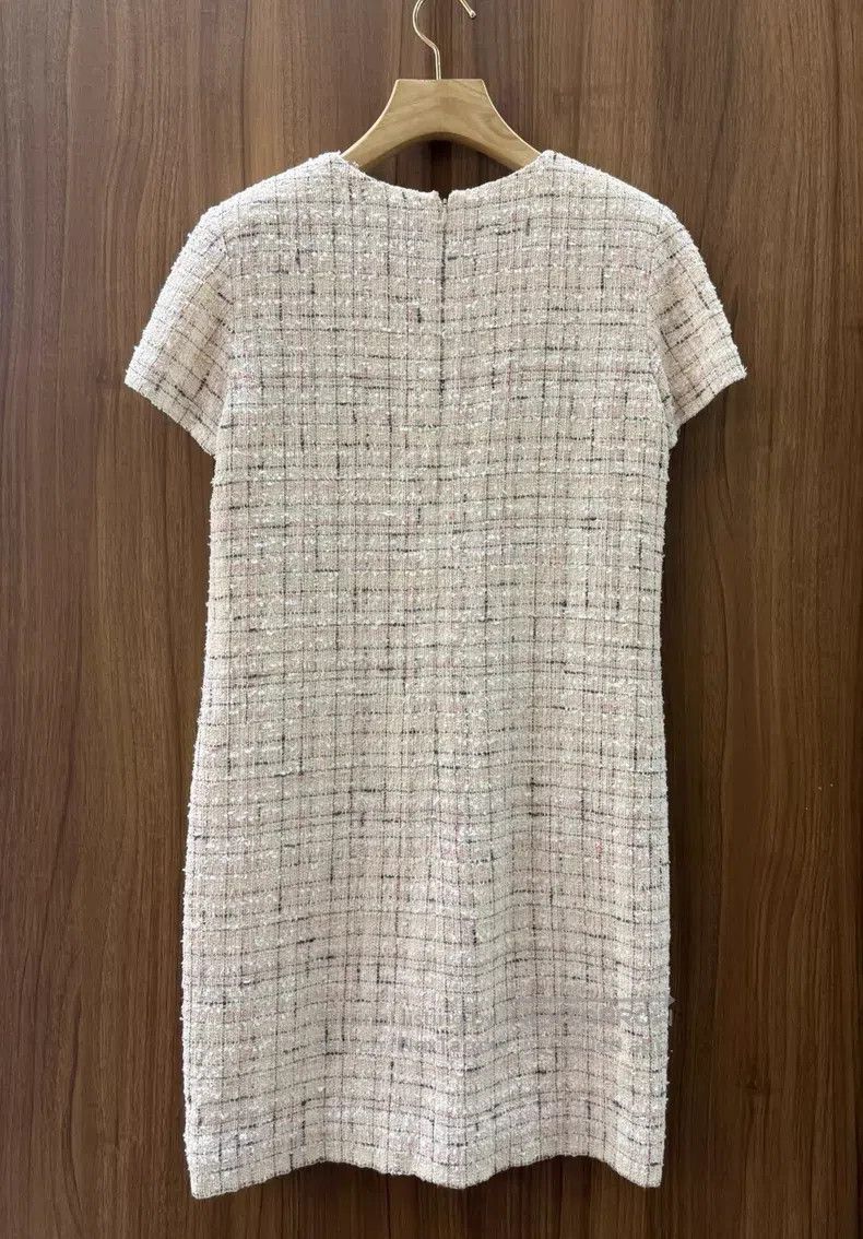 Chanel Chanel Plaid tweed dress Size XS / US 0-2 / IT 36-38 - 2 Thumbnail
