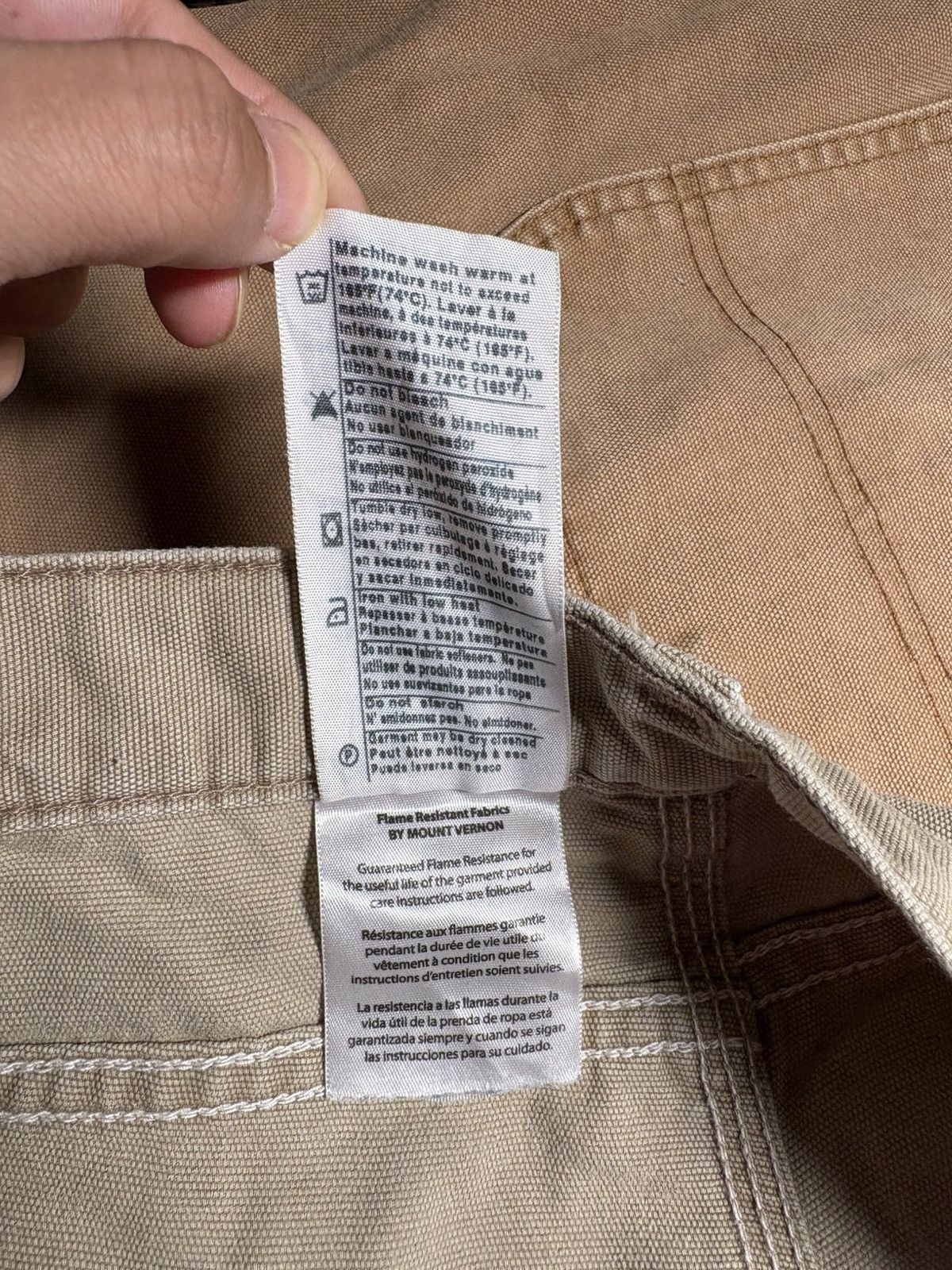 Carhartt Carhartt FR Rugged Flex Canvas Work Pants CAT 2 / NFPA 2112 Size US 36 / EU 52 - 10 Thumbnail
