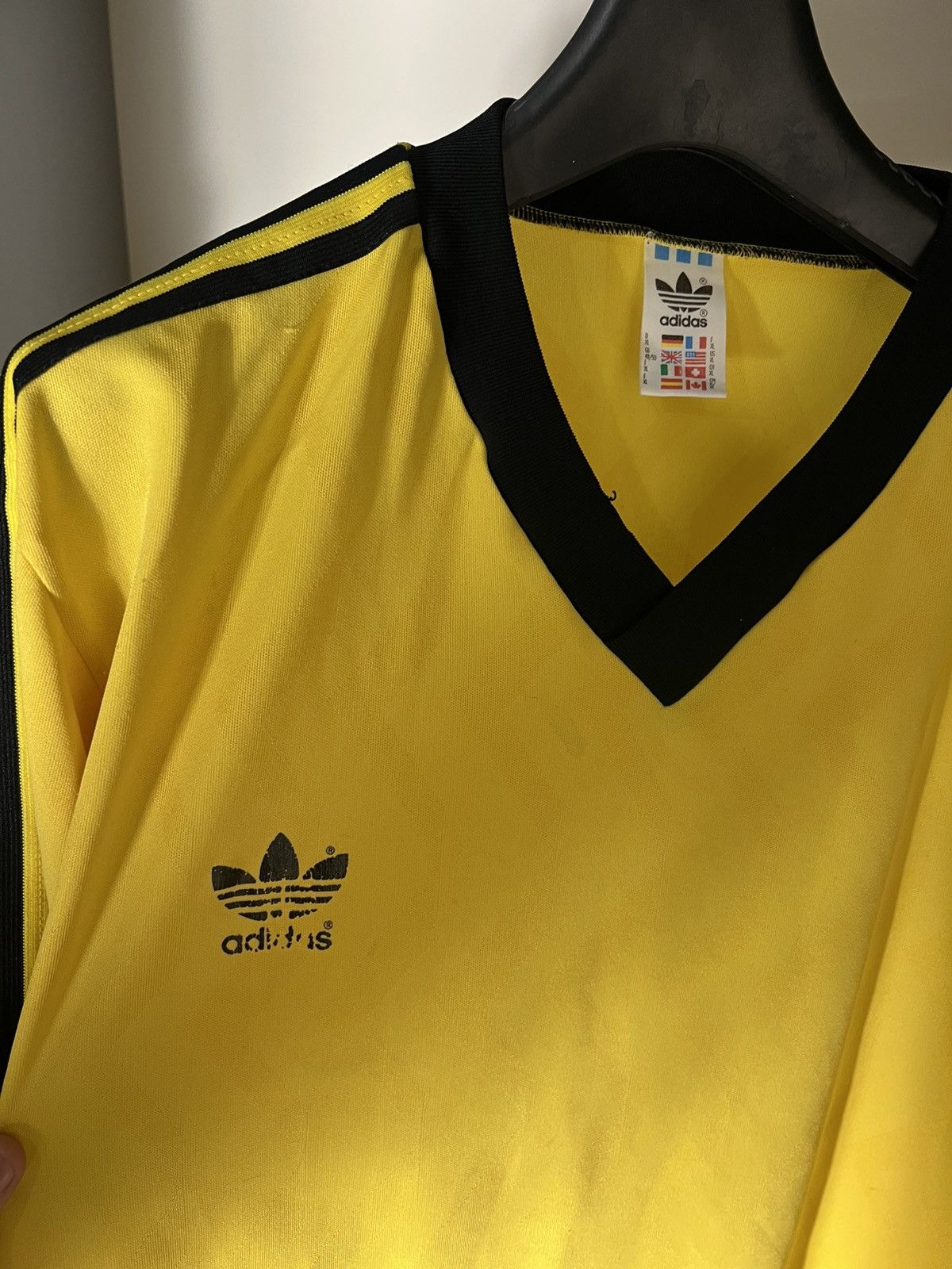 Adidas × Vintage VERY RARE ADIDAS WEST IN GERMANY SOCCER JERSEY RETRO Y2K 90s Size US XL / EU 56 / 4 - 2 Thumbnail