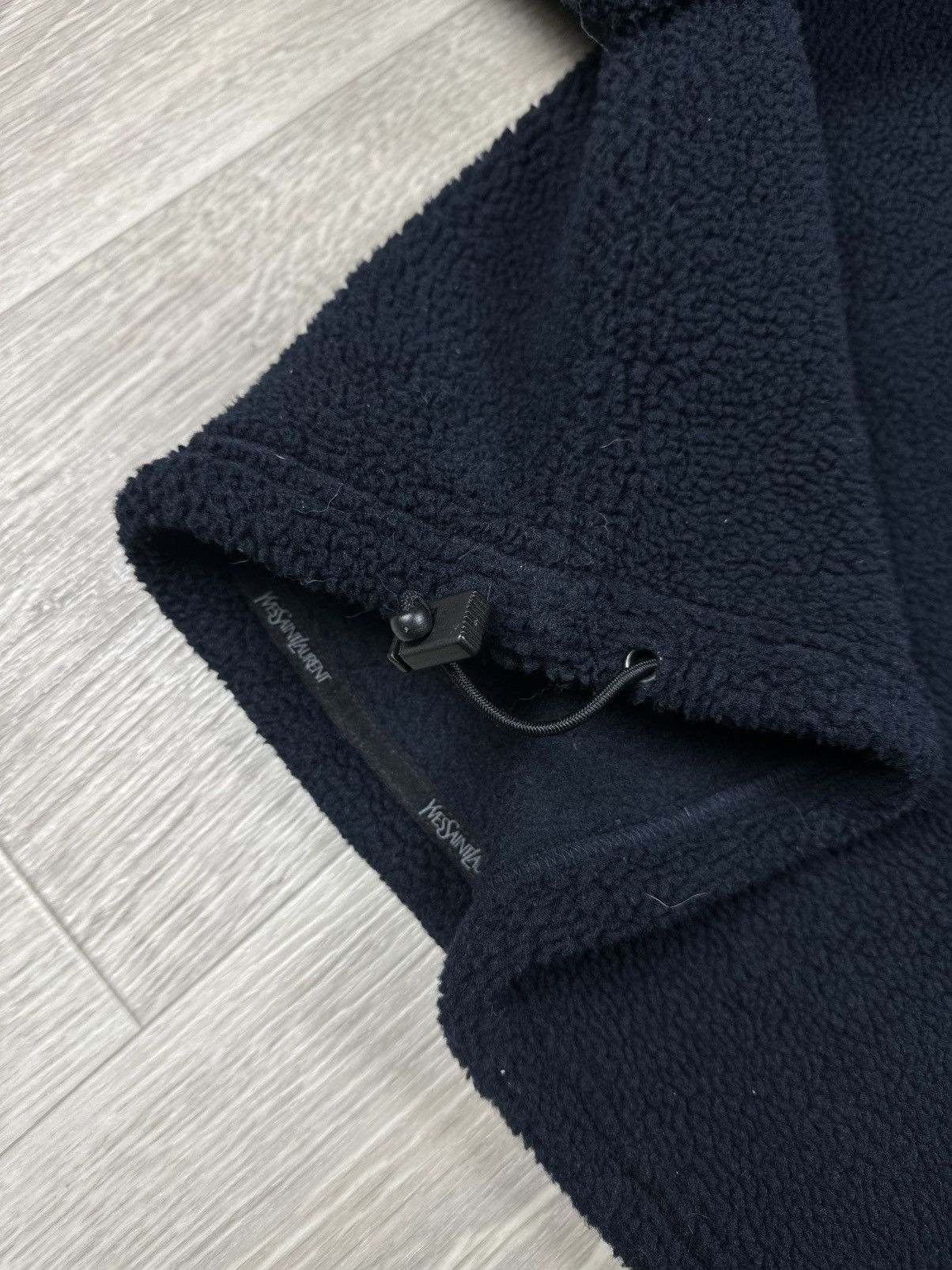 Yves Saint Laurent Vintage Yves Saint Laurent 1/4 Zip Fleece Jacket YSL Size L Size US L / EU 52-54 / 3 - 5 Thumbnail