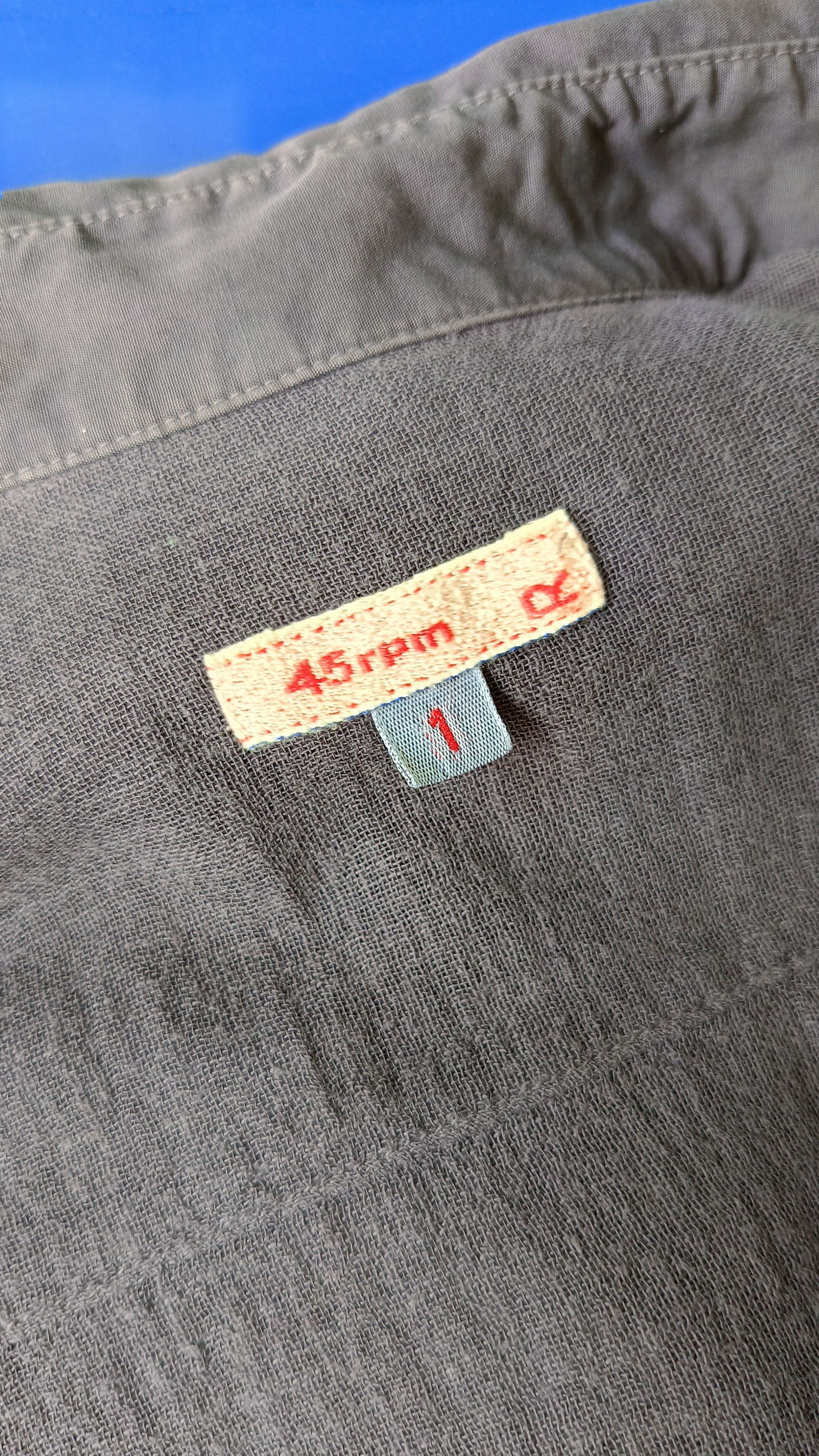 45rpm 45RPM NMD studio by R 1 solid dark gray small lined shirt Size US S / EU 44-46 / 1 - 16 Thumbnail