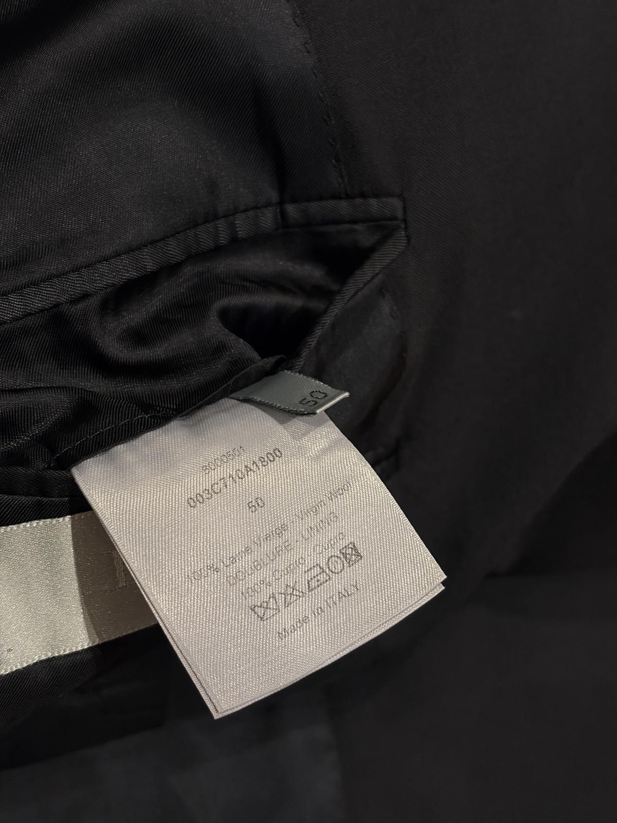 Dior Dior Homme Black Wool Suit Size 40R - 4 Thumbnail