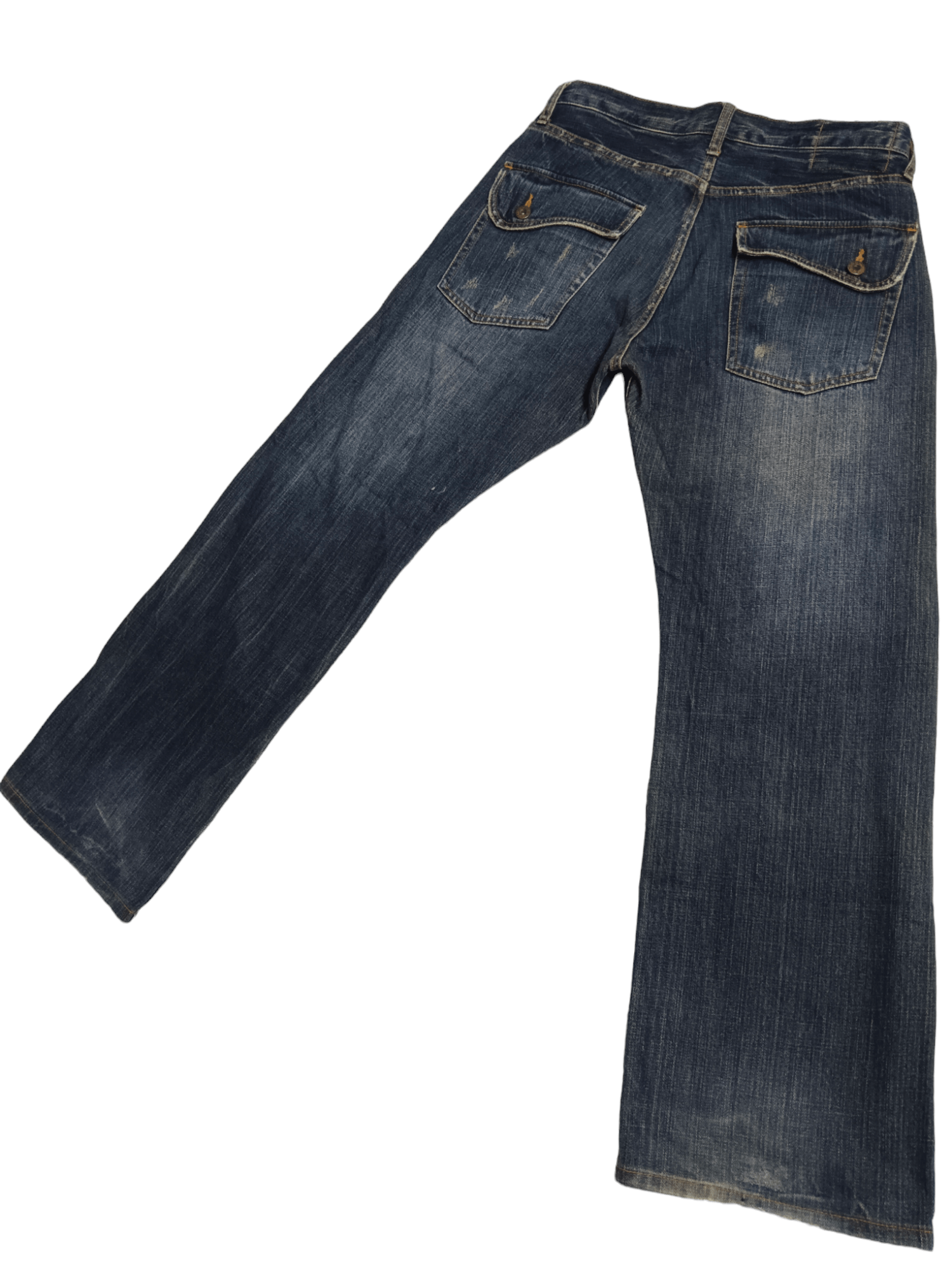 Japanese Brand Modish Style Punk Wide Leg Denim Size US 31 - 3 Thumbnail