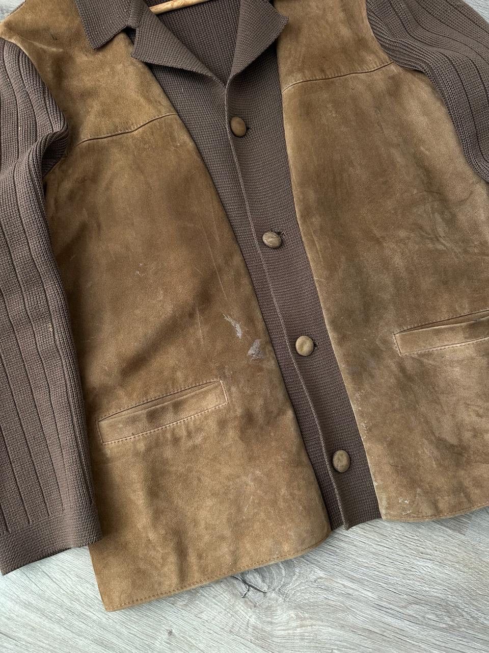 Japanese Brand × Vintage Vetements Confezioni ESCO KLEIDRAG Leather Distressed Jacket Size US M / EU 48-50 / 2 - 5 Thumbnail