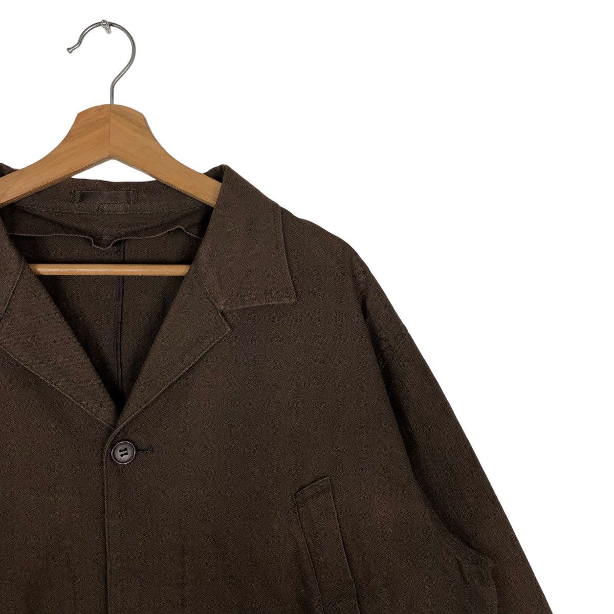 Japanese Brand 🔥90’s Vintage Hikory Chore Jacket Japan Issey Miyake Size US L / EU 52-54 / 3 - 6 Thumbnail