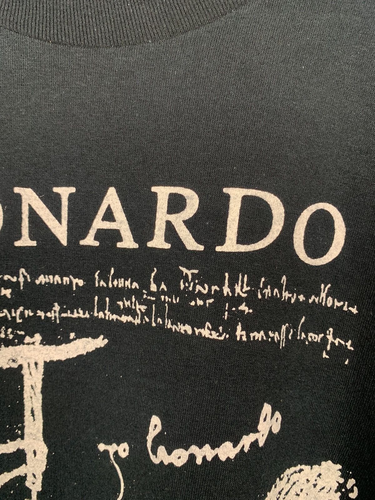 Vintage Vintage Leonardo da Vinci Art T-shirt Size US XL / EU 56 / 4 - 7 Thumbnail