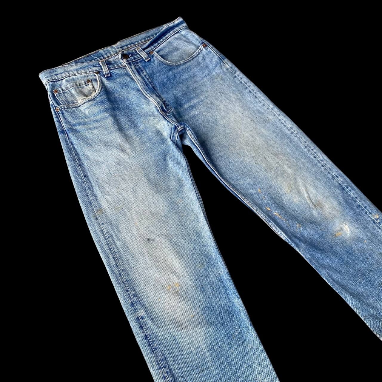 Levi's Vintage Clothing VINTAGE LEVI’S 505 MUDWASH - 90s USA 553 BUTTON STAMP W33 Size US 33 - 3 Thumbnail