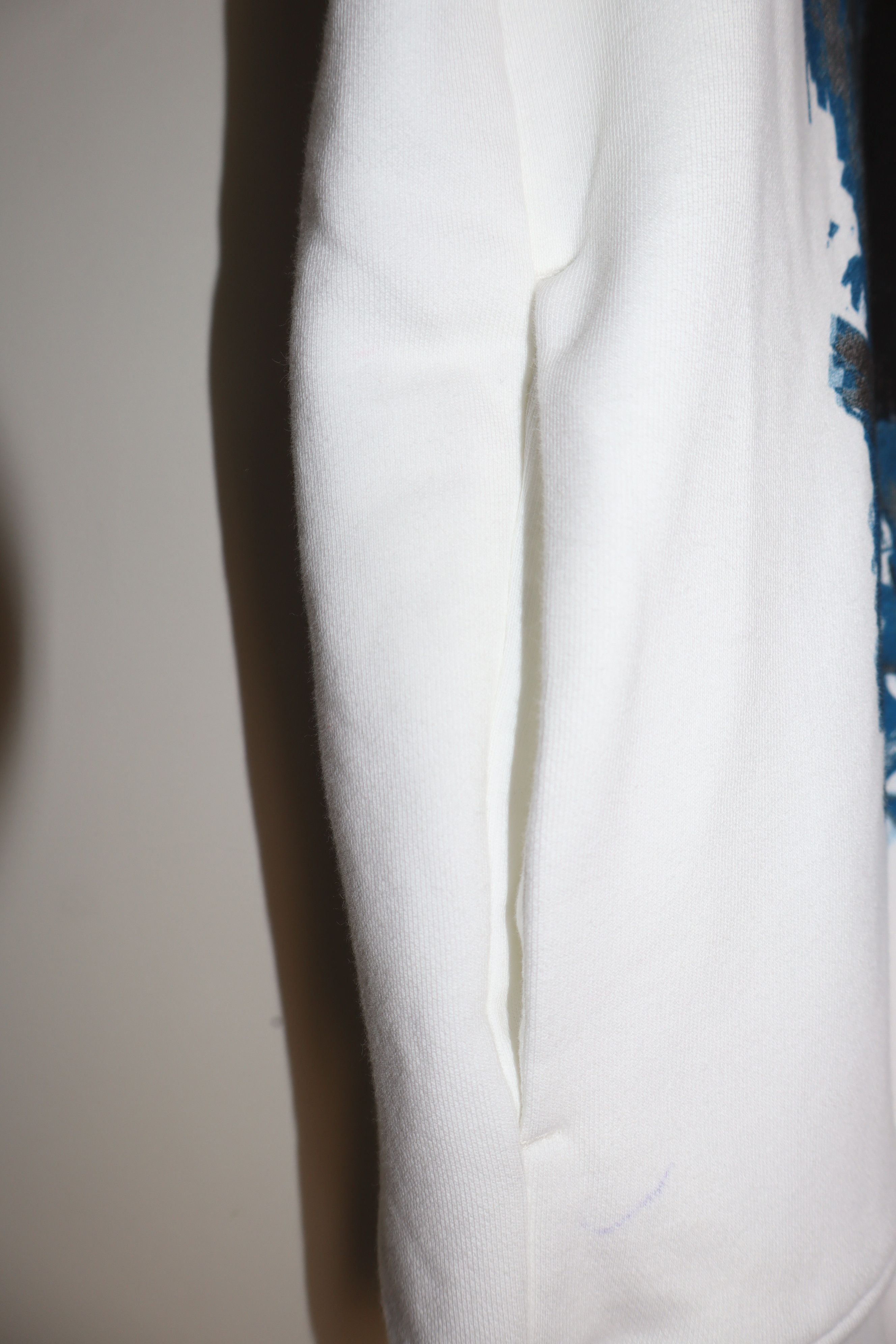 Helmut Lang White Scribble Hoodie Size US M / EU 48-50 / 2 - 6 Thumbnail