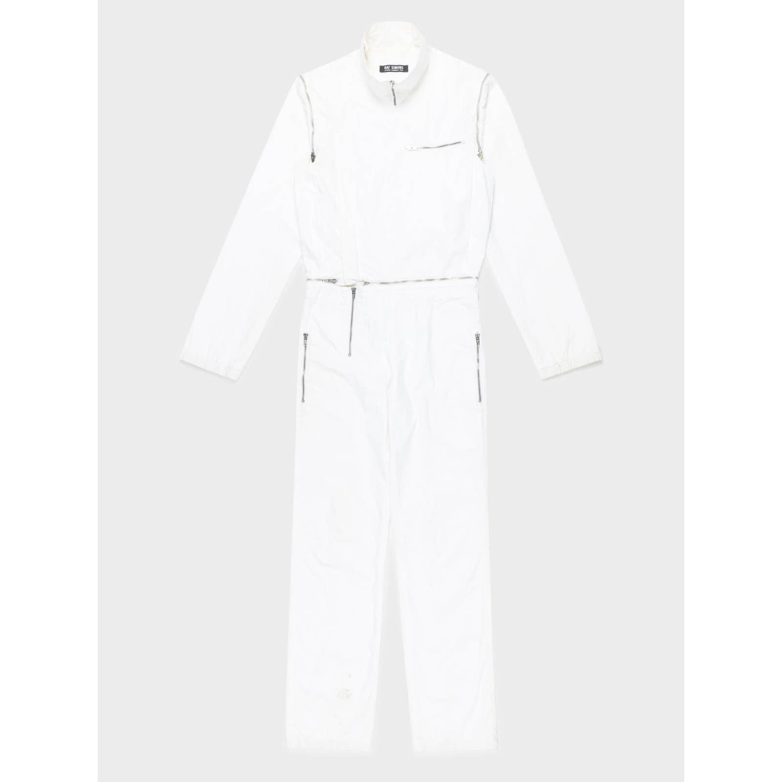image of Raf Simons Ss02 'woe Unto Those' Boiler Suit in White, Men's (Size 32)